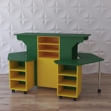 Модульный стеллаж "Весёлые занятия" - «globural.ru» - Тихорецк