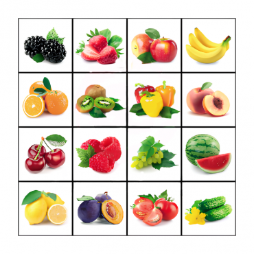 Тематическое поле-маршрутизатор «Фрукты и овощи» для мини-робота - «globural.ru» - Тихорецк