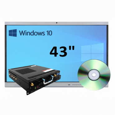 Интерактивная панель 43" (встроенный ПК, Win10) - «globural.ru» - Тихорецк