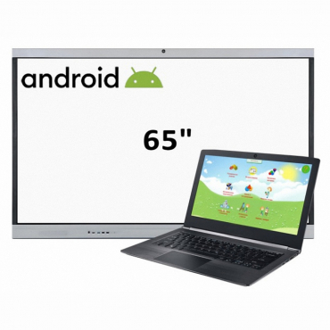 Интерактивная панель 65", ноутбук - «globural.ru» - Тихорецк