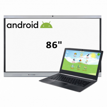 Интерактивная панель 86", ноутбук - «globural.ru» - Тихорецк