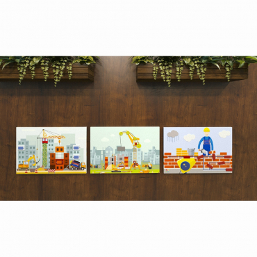 Комплект настенных панелей «Стройка» - «globural.ru» - Тихорецк