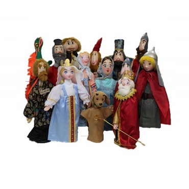 Комплект театральных кукол "Никита Кожемяка и Змей Горыныч" - «globural.ru» - Тихорецк