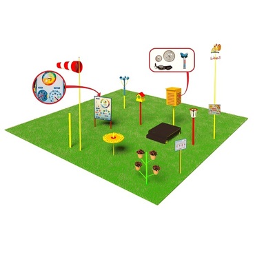 Метеорологическая площадка серия металлическая (комплект Лайтс)    - «globural.ru» - Тихорецк