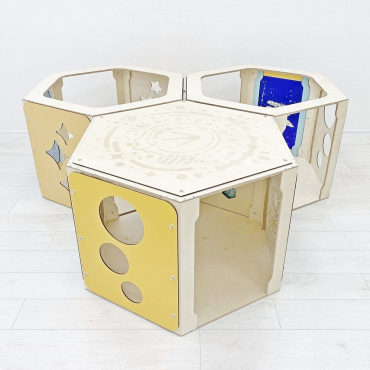 Модульные игровые домики «Сотикум» (3 модуля) - «globural.ru» - Тихорецк