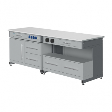 Стол лабораторный демонстрационный с электрическими розетками, автоматами аварийного отключения тока - «globural.ru» - Тихорецк