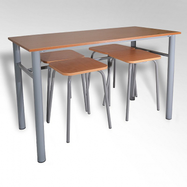 Обеденная группа четырехместная с табуретами - «globural.ru» - Тихорецк