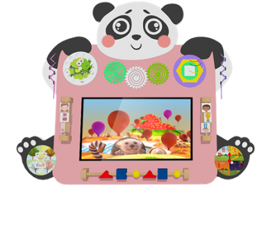 Настенный интерактивный комплекс бизиборд "Панда" - «globural.ru» - Тихорецк