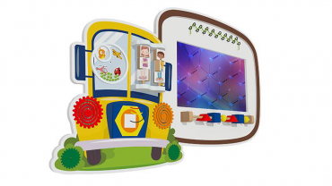 Настенный интерактивный комплекс "Бизиборд Автобус" - «globural.ru» - Тихорецк