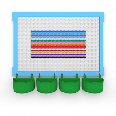 Комплект стены для конструирования Botzees с деревянной основой - «globural.ru» - Тихорецк