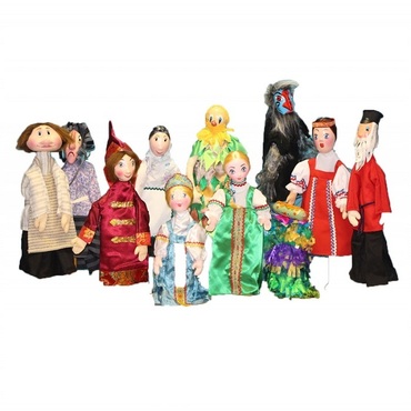 Комплект театральных кукол "Аленький цветочек" - «globural.ru» - Тихорецк