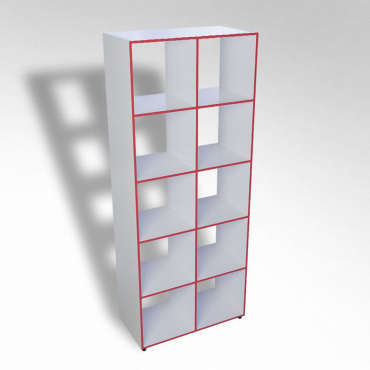 Шкаф открытый многосекционный ТР10 ЛДСП  - «globural.ru» - Тихорецк