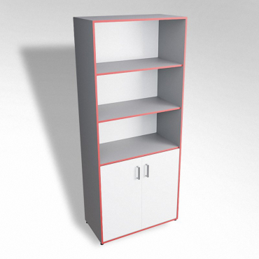 Шкаф широкий открытый с закрытой тумбой ТР2 ЛДСП - «globural.ru» - Тихорецк