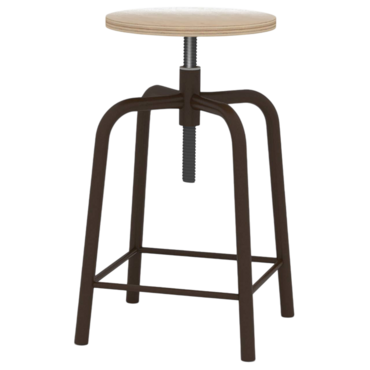 Табурет рабочий (винтовой механизм регулировки высоты сиденья) - «globural.ru» - Тихорецк