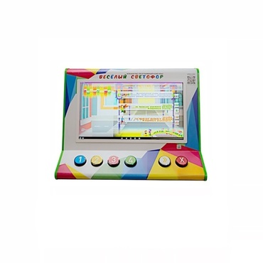 Аппаратно-программный обучающий комплекс по правилам дорожного движения "Веселый светофор" для учащихся 1-11 классов с комплектом удостоверений пешехода и велосипедиста - «globural.ru» - Тихорецк