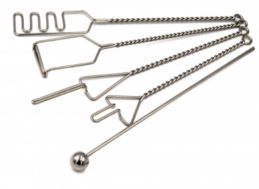 Комплект "Постановочные зонды на витых ручках с колечком (с металлическим шариком)" 5 штук - «globural.ru» - Тихорецк