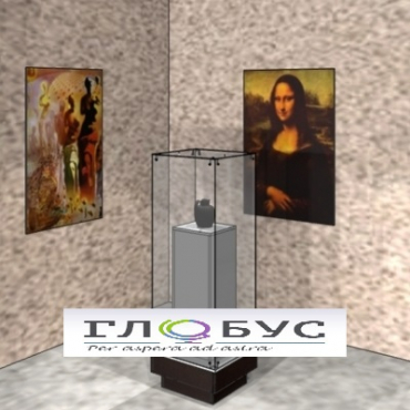 Витрина музейная с внутренним пьедесталом - «globural.ru» - Тихорецк
