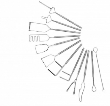 Комплект "Постановочные зонды" медицинская сталь (12 штук) - «globural.ru» - Тихорецк